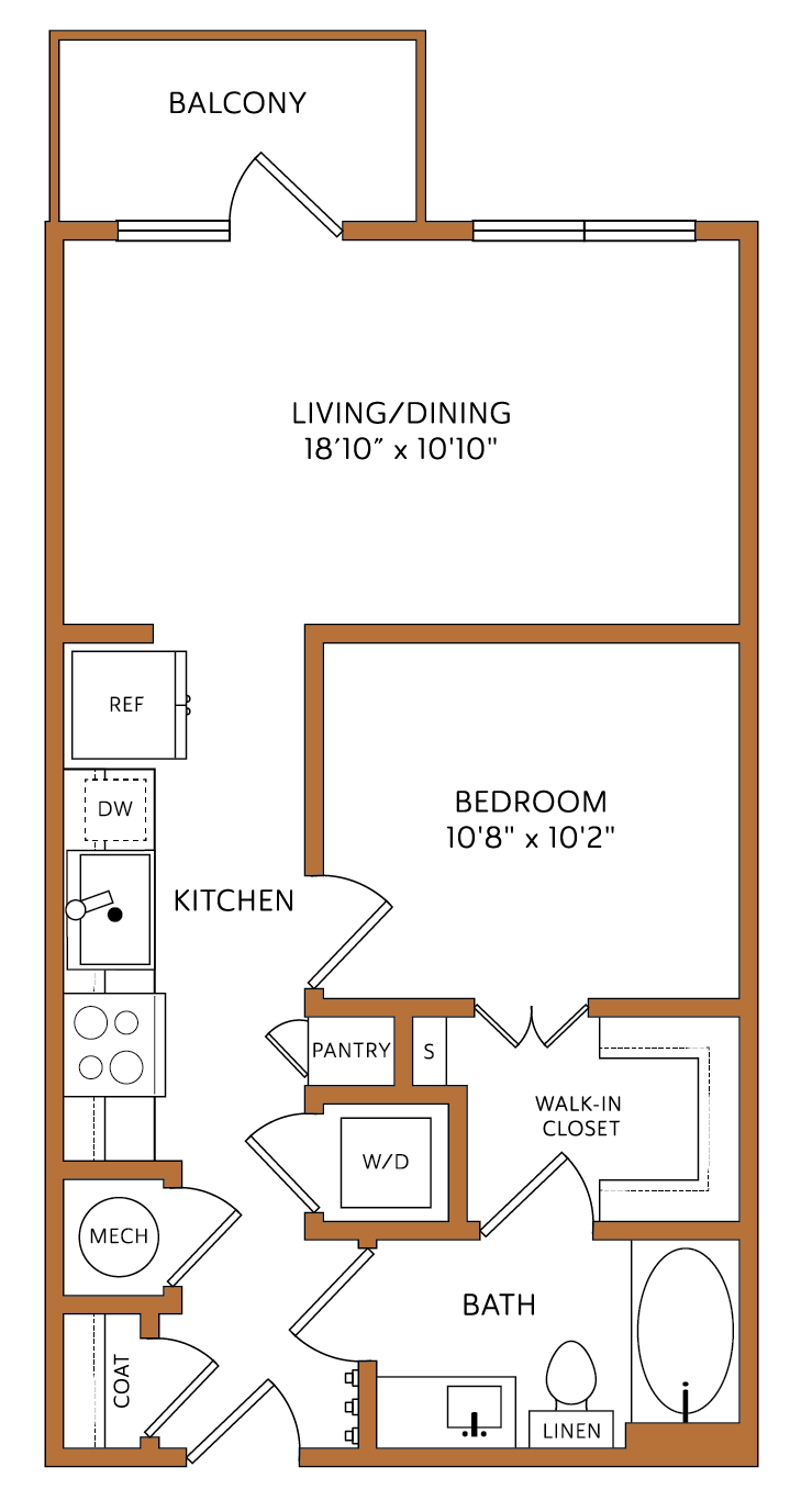 A floorplan